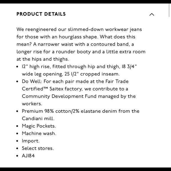 Madewell Curvy Slim Wide Leg Jeans Newington Wash Size 28 - Picture 4 of 10